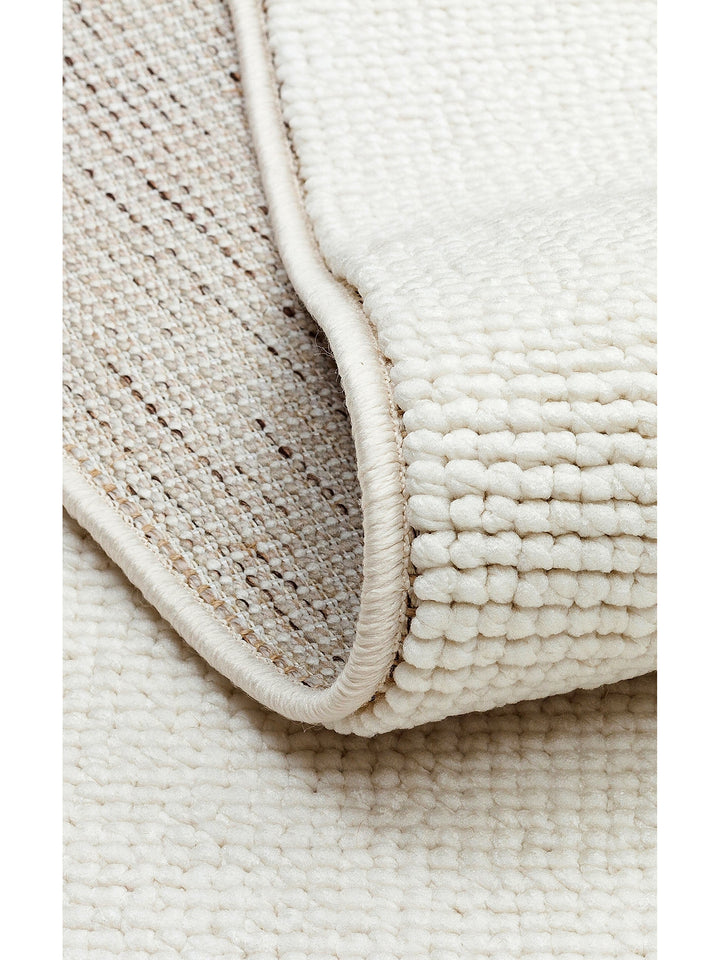Scandinavian Series Wicker Woven Living Room Corridor Entrance Kitchen Modern Carpet PLAIN WHITE