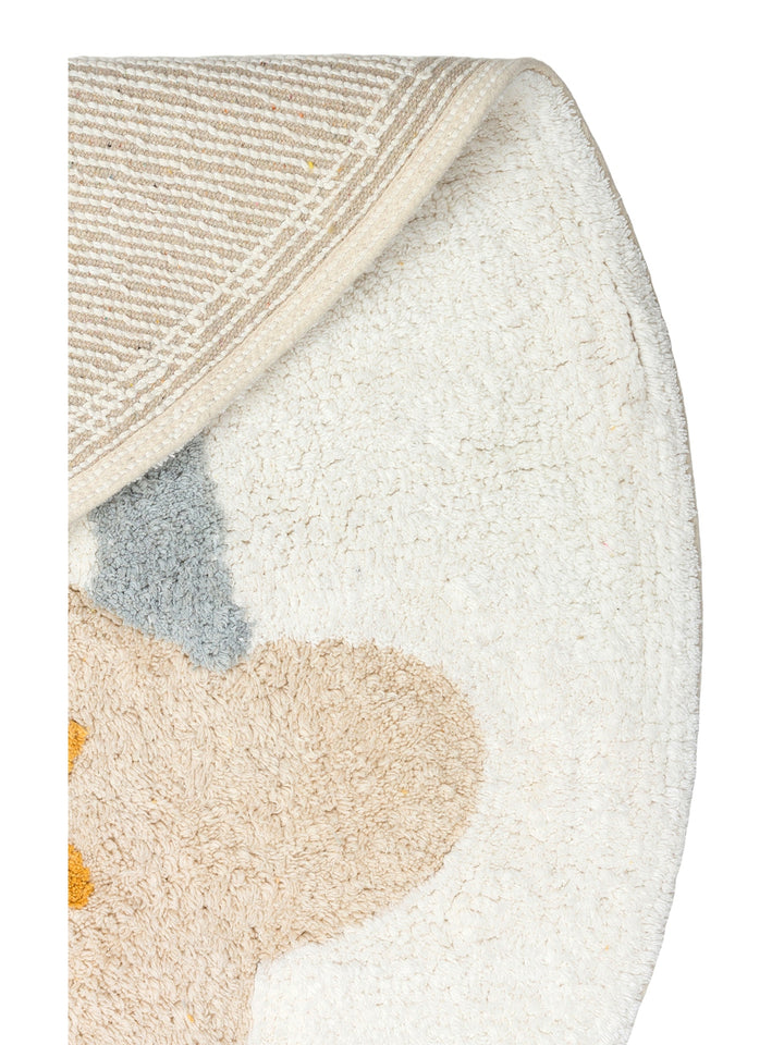 Cotton Baby 100% Natural Cotton Washable Non-Slip Based Baby Rug 07 MULTY XXW Q