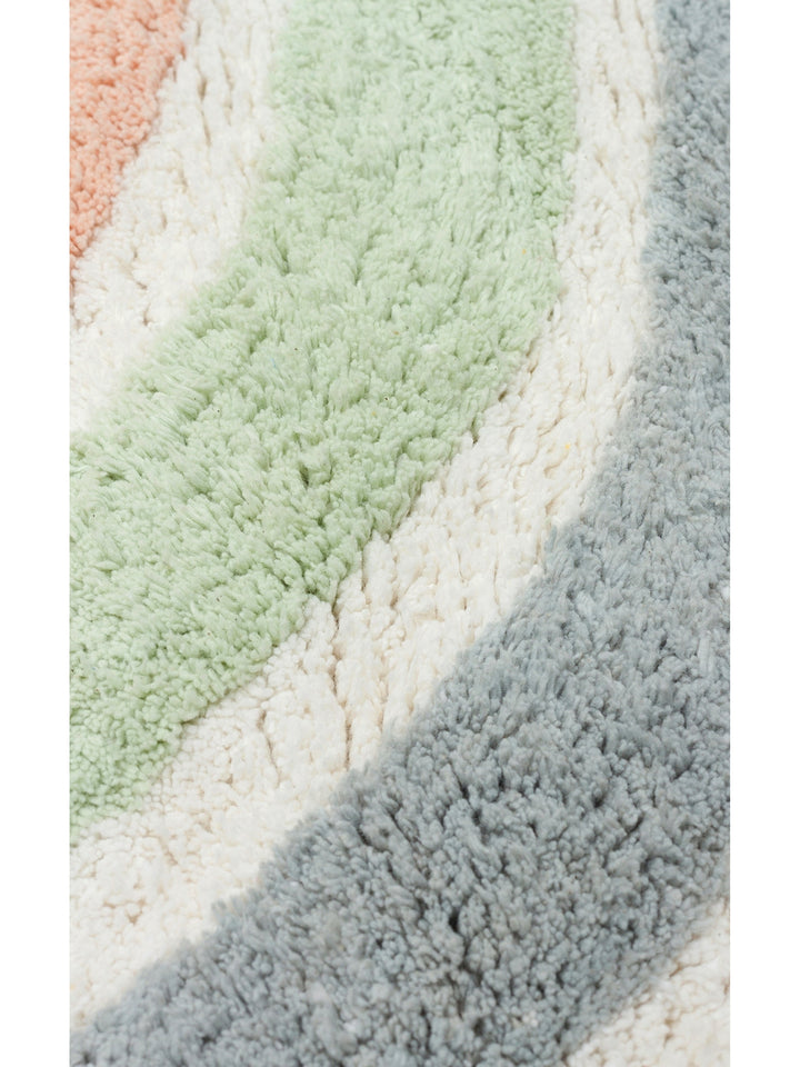 Cotton Baby 100% Natural Cotton Washable Non-Slip Based Baby Rug 07 MULTY XXW Q