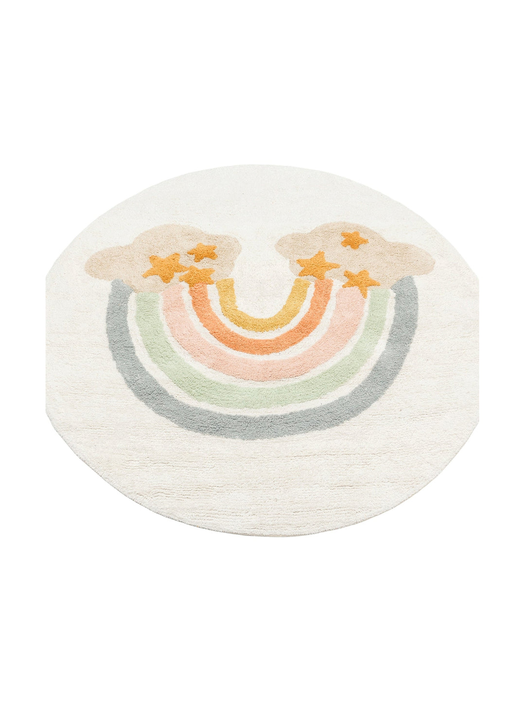 Cotton Baby 100% Natural Cotton Washable Non-Slip Based Baby Rug 07 MULTY XXW Q