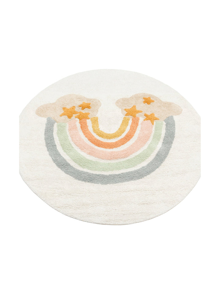 Cotton Baby 100% Natural Cotton Washable Non-Slip Based Baby Rug 07 MULTY XXW Q