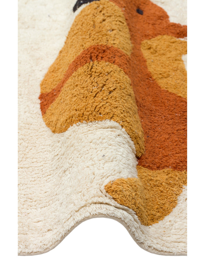 Cotton Baby 100% Natural Cotton Washable Non-Slip Based Baby Rug 08 MULTY XXW