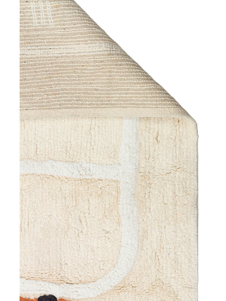 Cotton Baby 100% Natural Cotton Washable Non-Slip Based Baby Rug 09 MULTY XXW