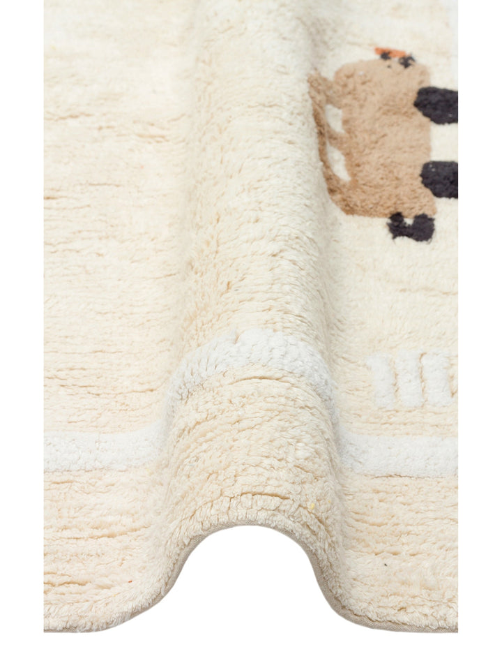 Cotton Baby 100% Natural Cotton Washable Non-Slip Based Baby Rug 09 MULTY XXW