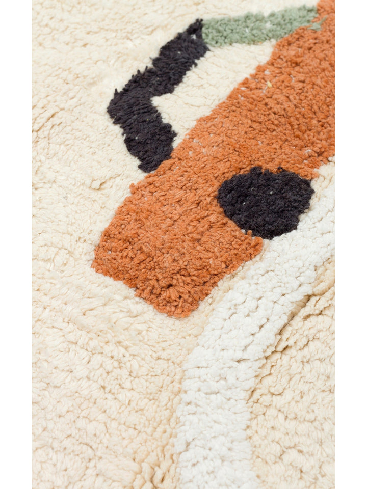 Cotton Baby 100% Natural Cotton Washable Non-Slip Based Baby Rug 09 MULTY XXW
