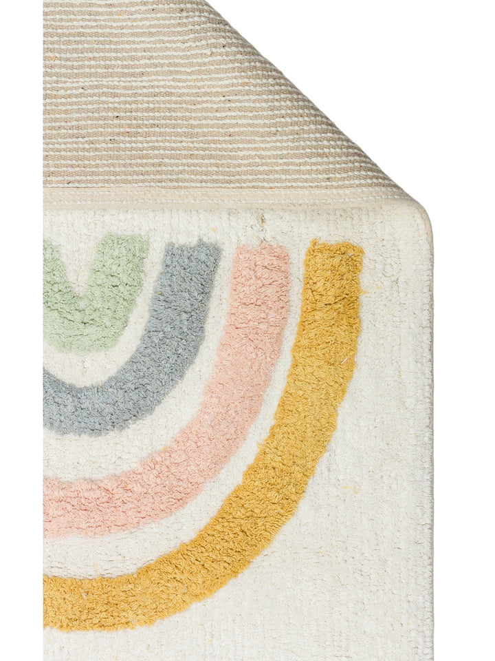 Cotton Baby 100% Natural Cotton Washable Non-Slip Based Baby Rug 10 MULTY XXW