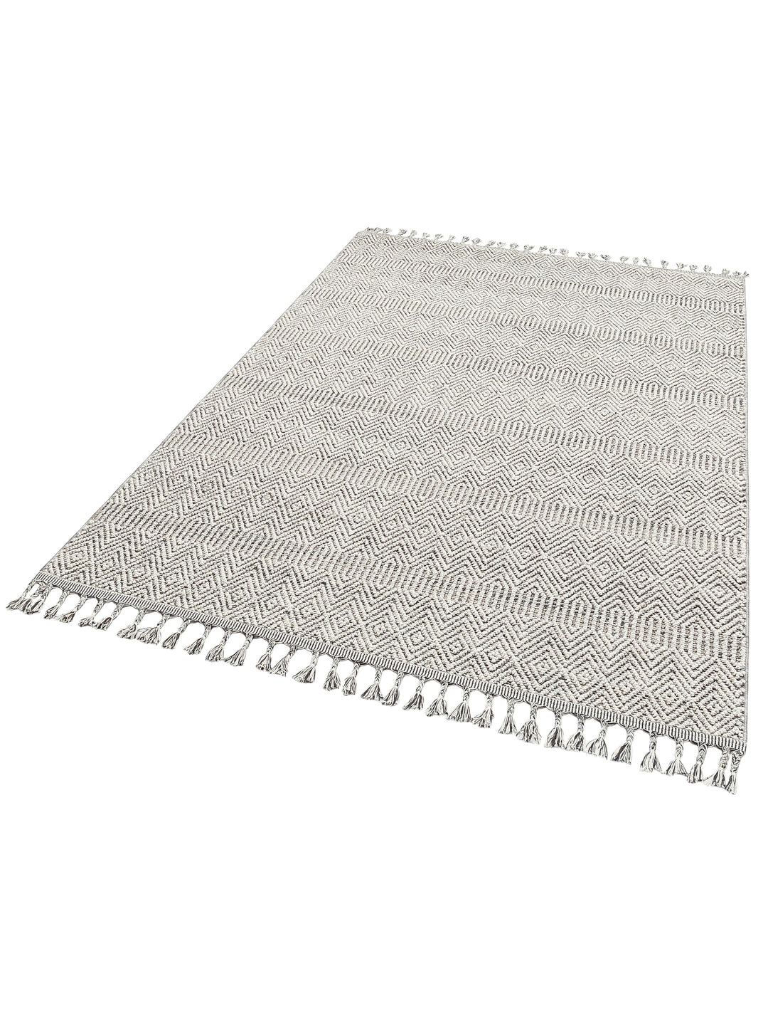 Ole Series Wicker Woven Living Room Hall Hallway Entrance Kitchen Modern Scandinavian Carpet 01 GREY