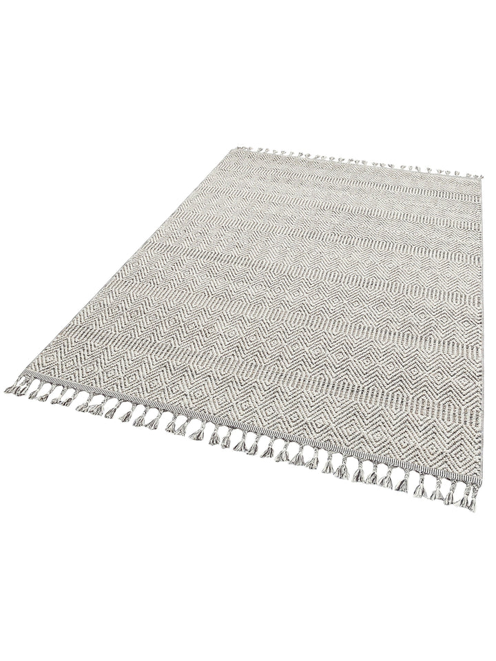 Ole Series Wicker Woven Living Room Hall Hallway Entrance Kitchen Modern Scandinavian Carpet 01 GREY