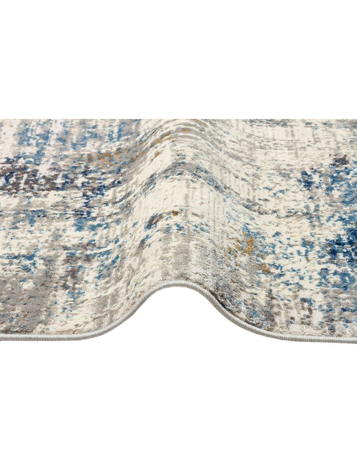 Pacific Series Antique Patterned Living Room Living Room Corridor Entrance Modern Carpet 09 CREAM BLUE