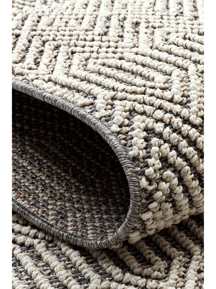 Ole Series Wicker Woven Living Room Hall Hallway Entrance Kitchen Modern Scandinavian Carpet 01 GREY