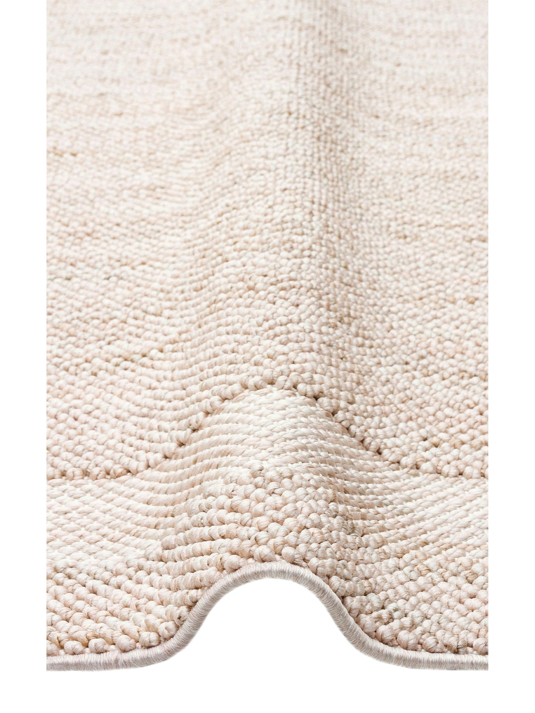 Comfy Modern Patterned Living Room Hallway Entrance Bedroom Knitted Carpet 05 BEIGE