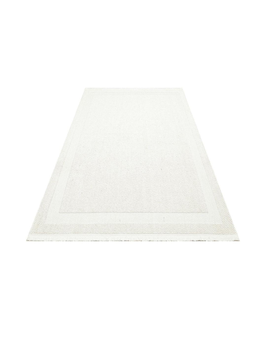 Comfy Modern Patterned Living Room Hallway Entrance Bedroom Knitted Carpet 05 CREAM