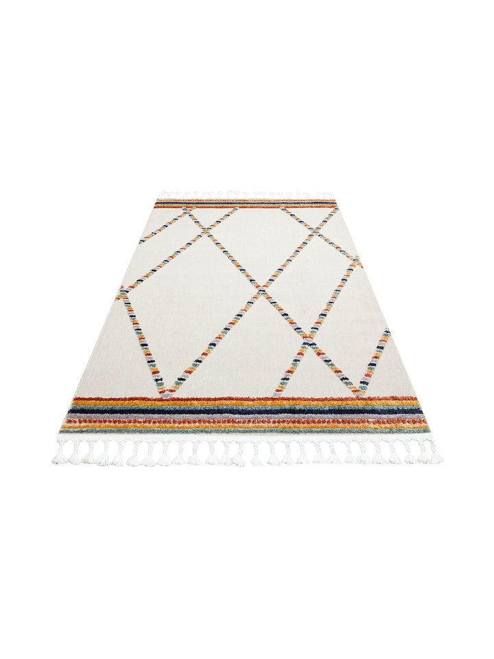 Tabasco Series Ethnic Patterned Living Room Hall Hallway Entrance Modern Scandinavian Carpet TAB 04 MULTY