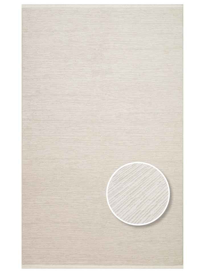 Fade Series Plain Patterned Living Room Hall Hallway Entrance Bedroom Modern Carpet PLAIN CREAM