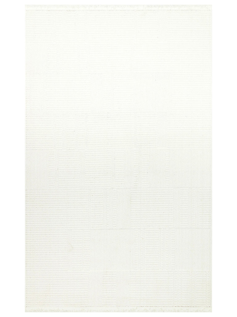 Scandinavian Series Wicker Woven Living Room Corridor Entrance Kitchen Modern Carpet 03 WHITE