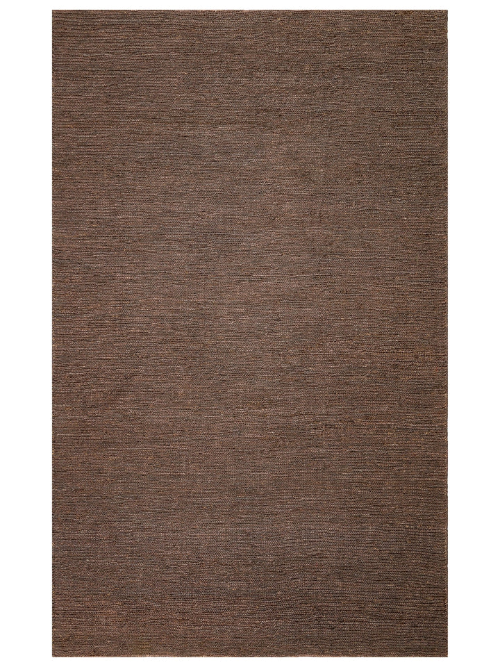 Coffee 100% Natural Hemp Living Room Hall Hallway Entrance Bedroom Knitted Carpet PLAIN BROWN