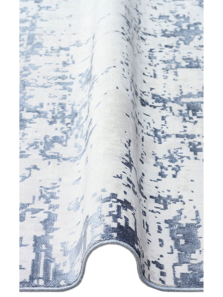 Paris Shiny Silky Look Living Room Hallway Entrance Modern Carpet 01 DENIM NW