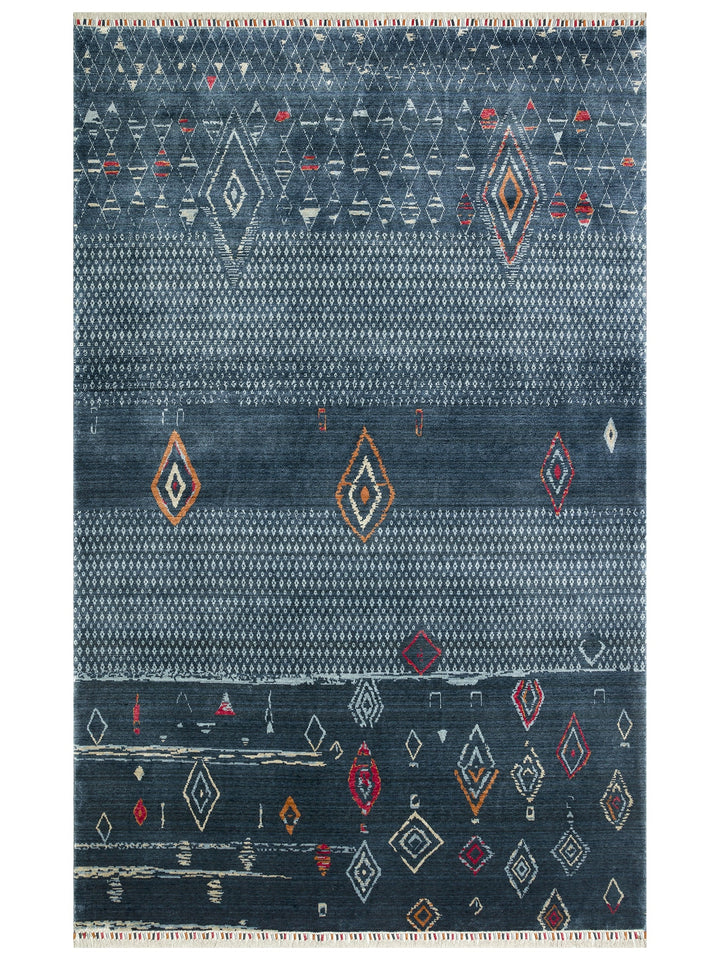 Oushak Carnaval 100% Natural Easy to Clean Handmade Tencel Modern Uşak Carpet 15NVYML