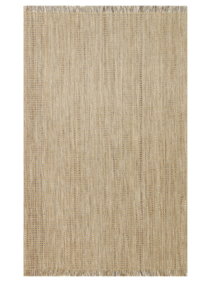 Kenitra Jute Blend Double Sided Living Room Corridor Entrance Kitchen Balcony Modern Rug 01 BEIGE