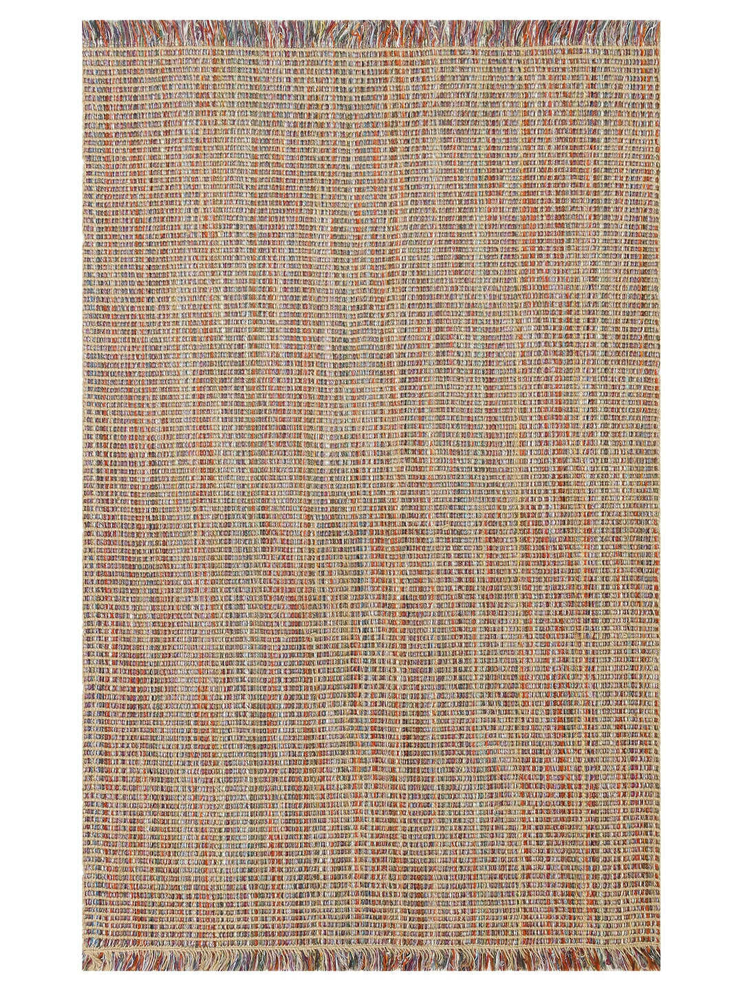 Kenitra Jute Blend Double Sided Living Room Corridor Entrance Kitchen Balcony Modern Rug 01 MULTY