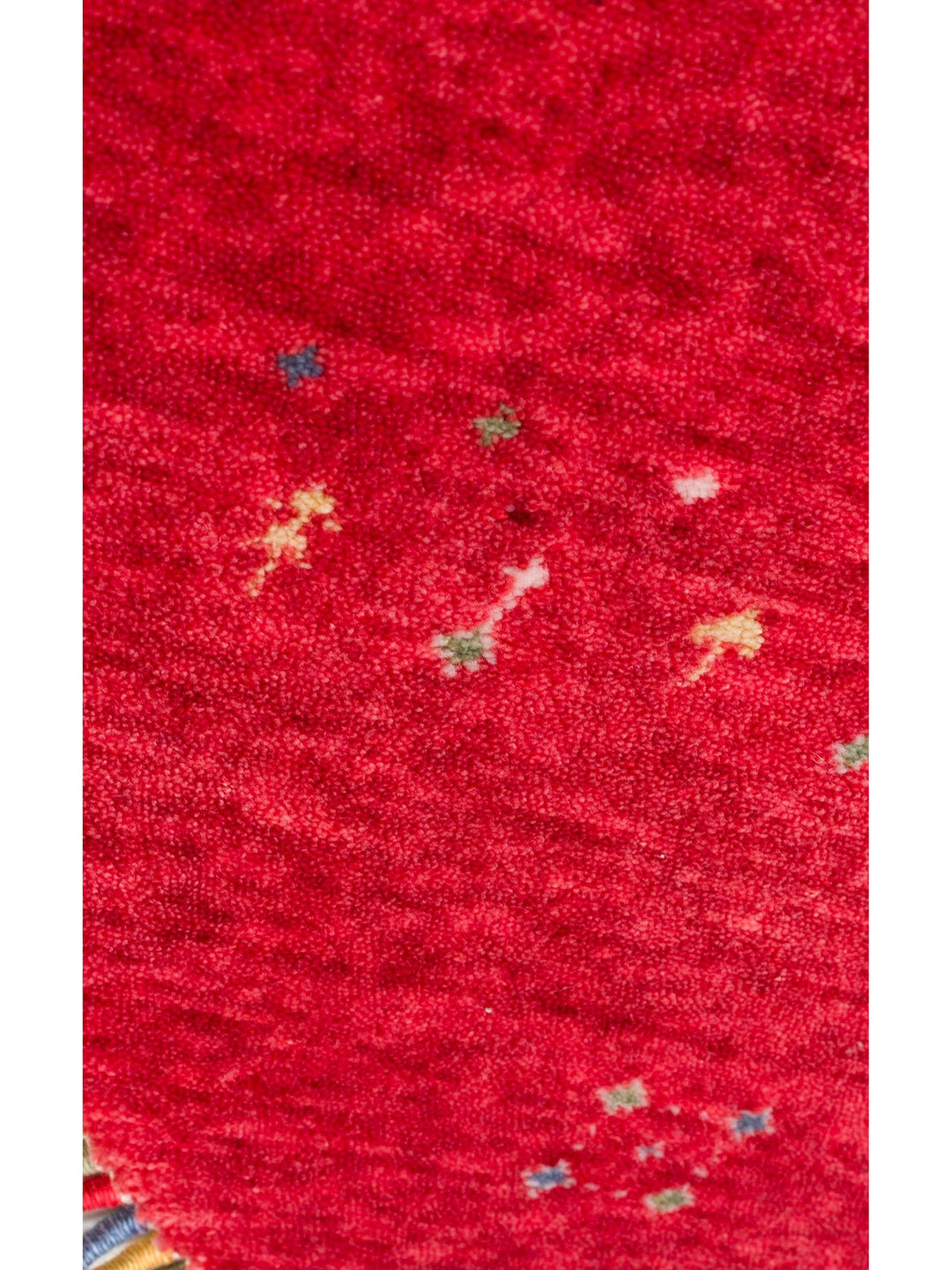 Oushak Carnaval 100% Natural Easy to Clean Handmade Round Uşak Carpet 06 RED Q