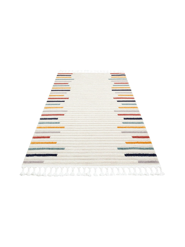 Tabasco Series Ethnic Patterned Living Room Hall Hallway Entrance Modern Scandinavian Carpet TAB 06 MULTY