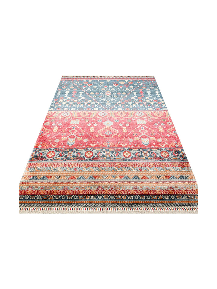 Oushak Carnaval 100% Natural Easy to Clean Handmade Tencel Modern Uşak Carpet 17NVYML