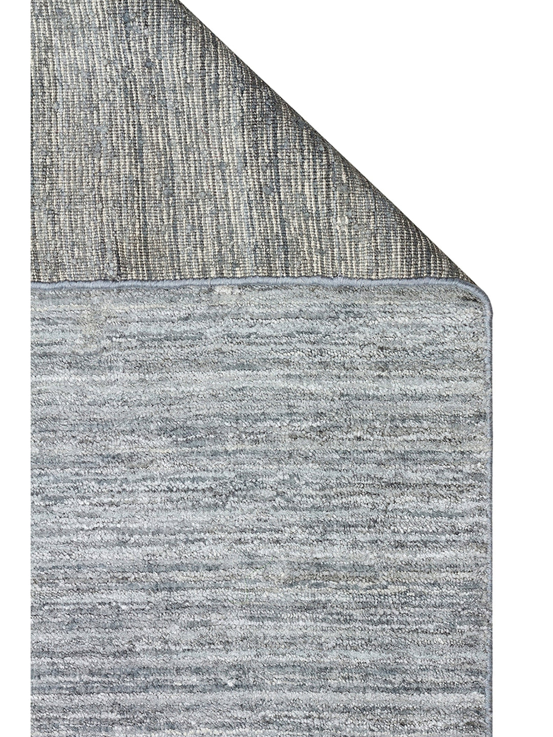 Amore Series 100% Natural Banana Silk Viscose and Wool Blend Living Room Hand Woven Carpet GREY
