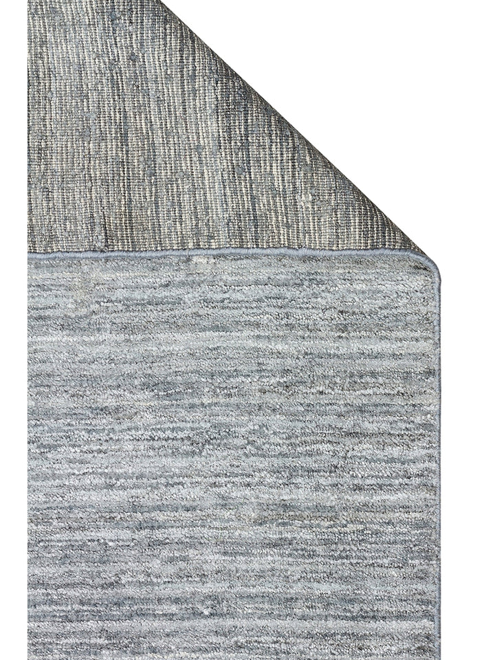 Amore Series 100% Natural Banana Silk Viscose and Wool Blend Living Room Hand Woven Carpet GREY