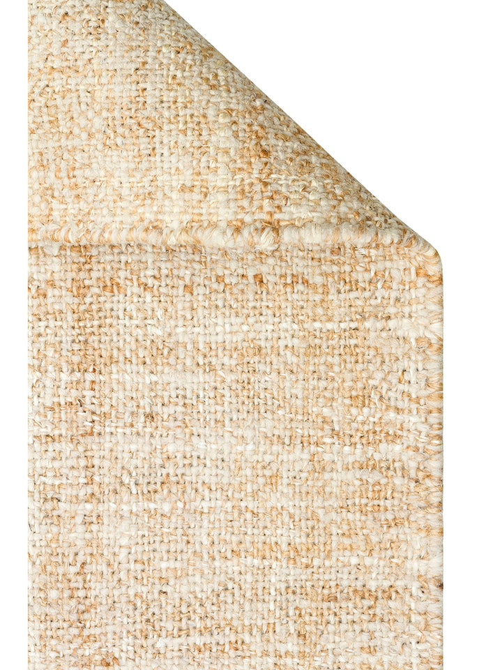 Hittite Series 100% Natural Wool and Jute Hand Woven Traditional Living Room Sitting Room Bedroom Carpet BEIGE