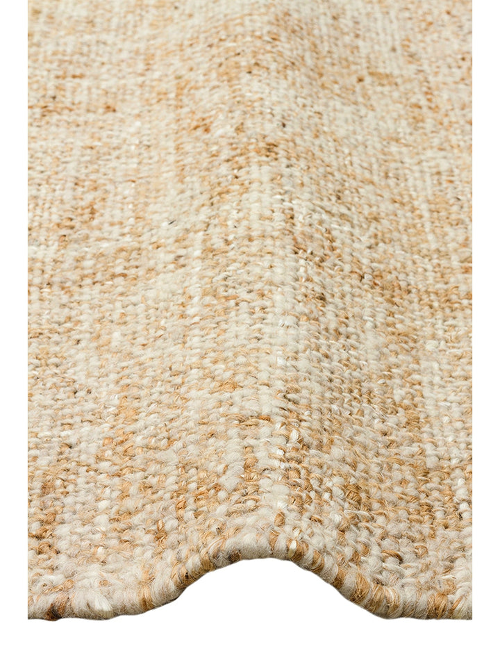 Hittite Series 100% Natural Wool and Jute Hand Woven Traditional Living Room Sitting Room Bedroom Carpet BEIGE