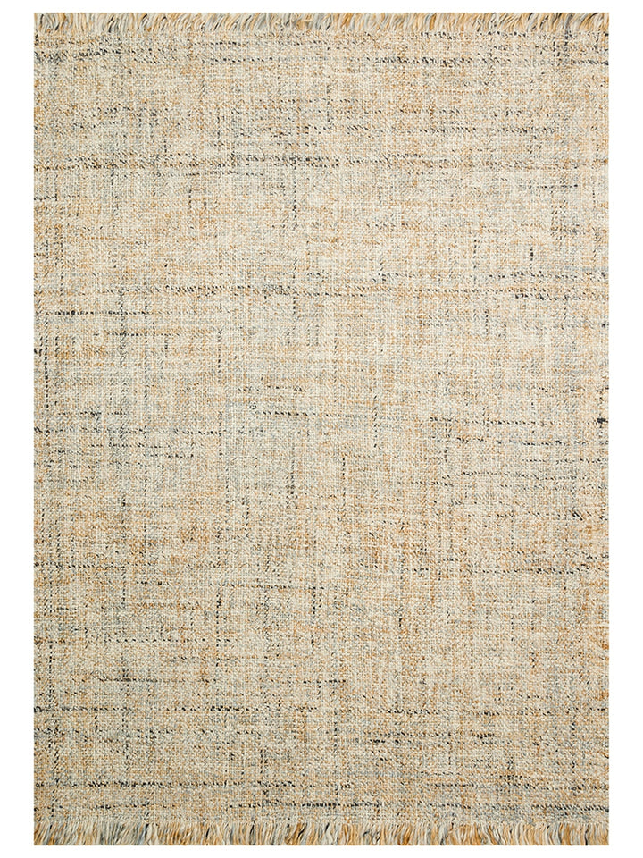 Hittite Series 100% Natural Wool and Jute Hand Woven Traditional Living Room Sitting Room Bedroom Carpet GWHITE
