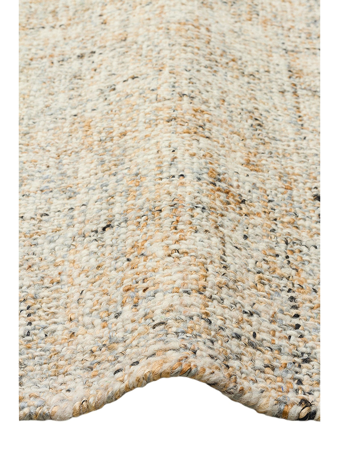 Hittite Series 100% Natural Wool and Jute Hand Woven Traditional Living Room Sitting Room Bedroom Carpet GWHITE