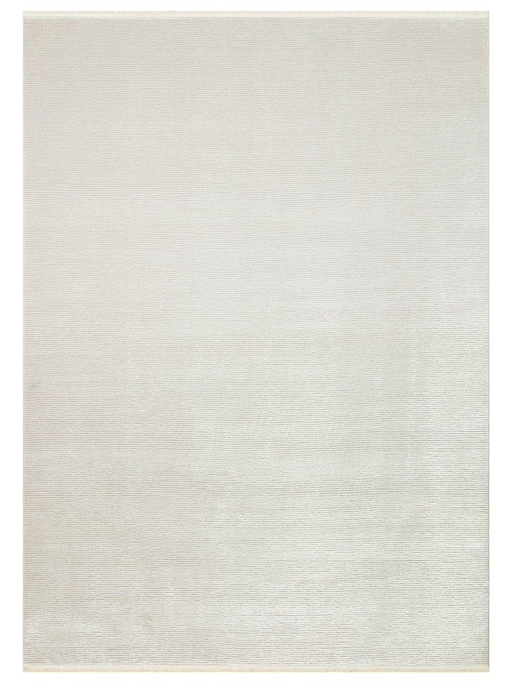 Lucia Series Modern Bright Living Room Living Room Bedroom Entrance Carpet PLAIN IVORY
