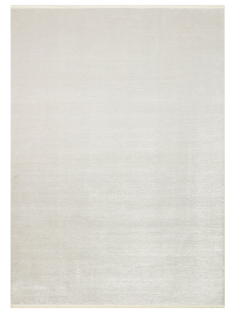 Lucia Series Modern Bright Living Room Living Room Bedroom Entrance Carpet PLAIN IVORY