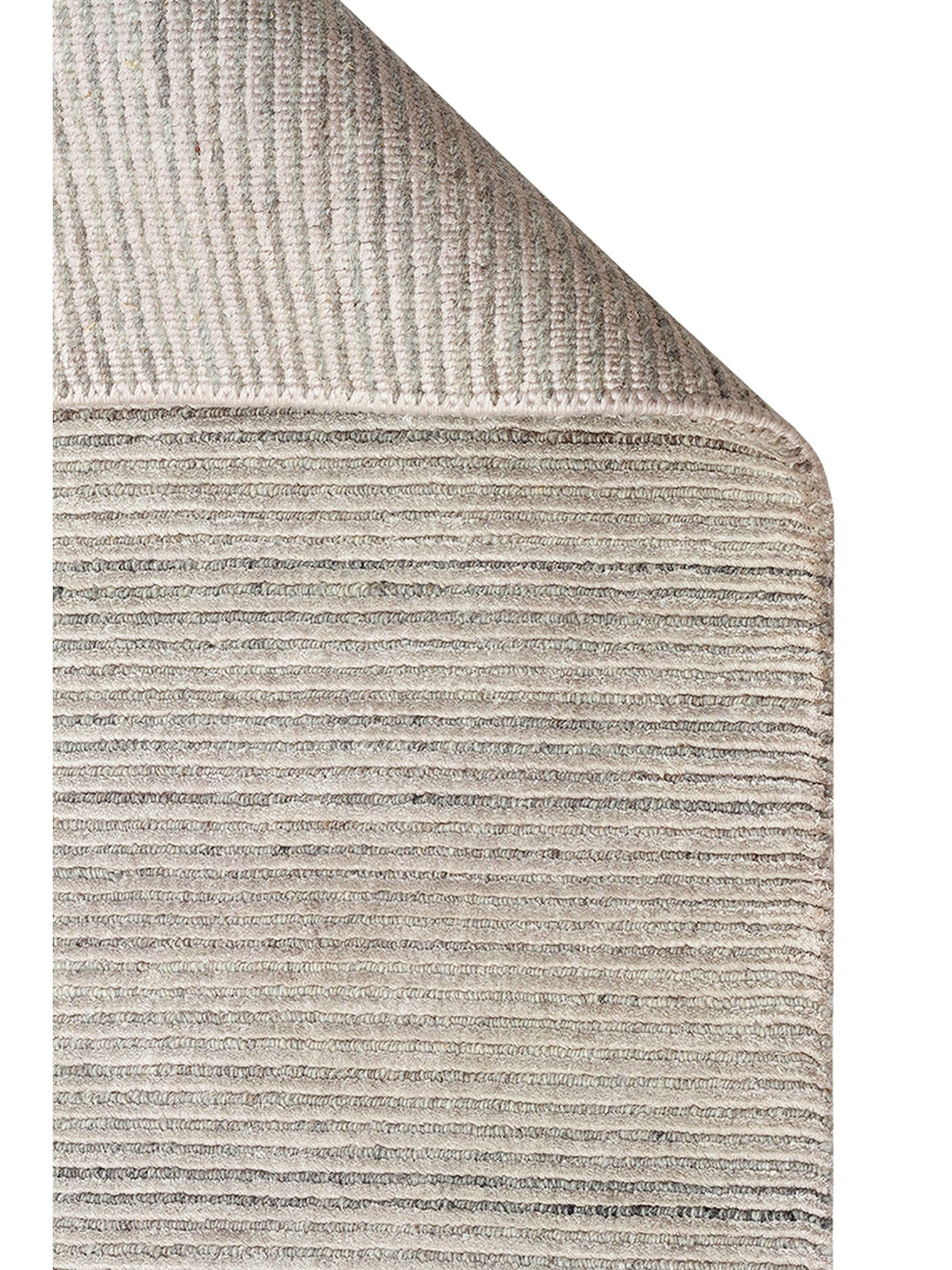 Portofino Series 100% Natural Viscose Wool Cotton Hand Woven Modern Living Room Sitting Room Carpet SILVER