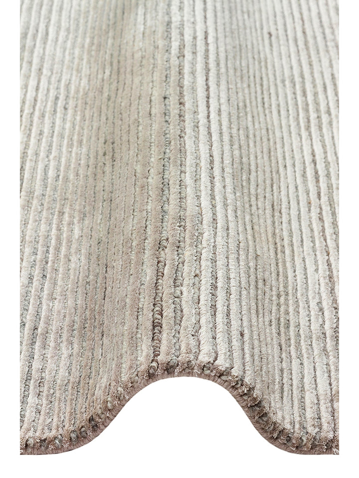 Portofino Series 100% Natural Viscose Wool Cotton Hand Woven Modern Living Room Sitting Room Carpet SILVER