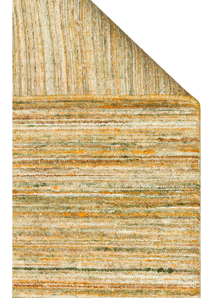 Helsinki Series 100% Natural Wool and Viscose Hand Woven Modern Scandinavian Living Room Carpet LIME