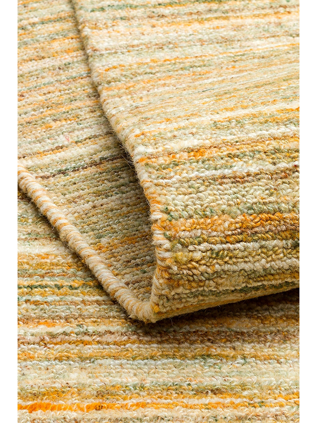 Helsinki Series 100% Natural Wool and Viscose Hand Woven Modern Scandinavian Living Room Carpet LIME