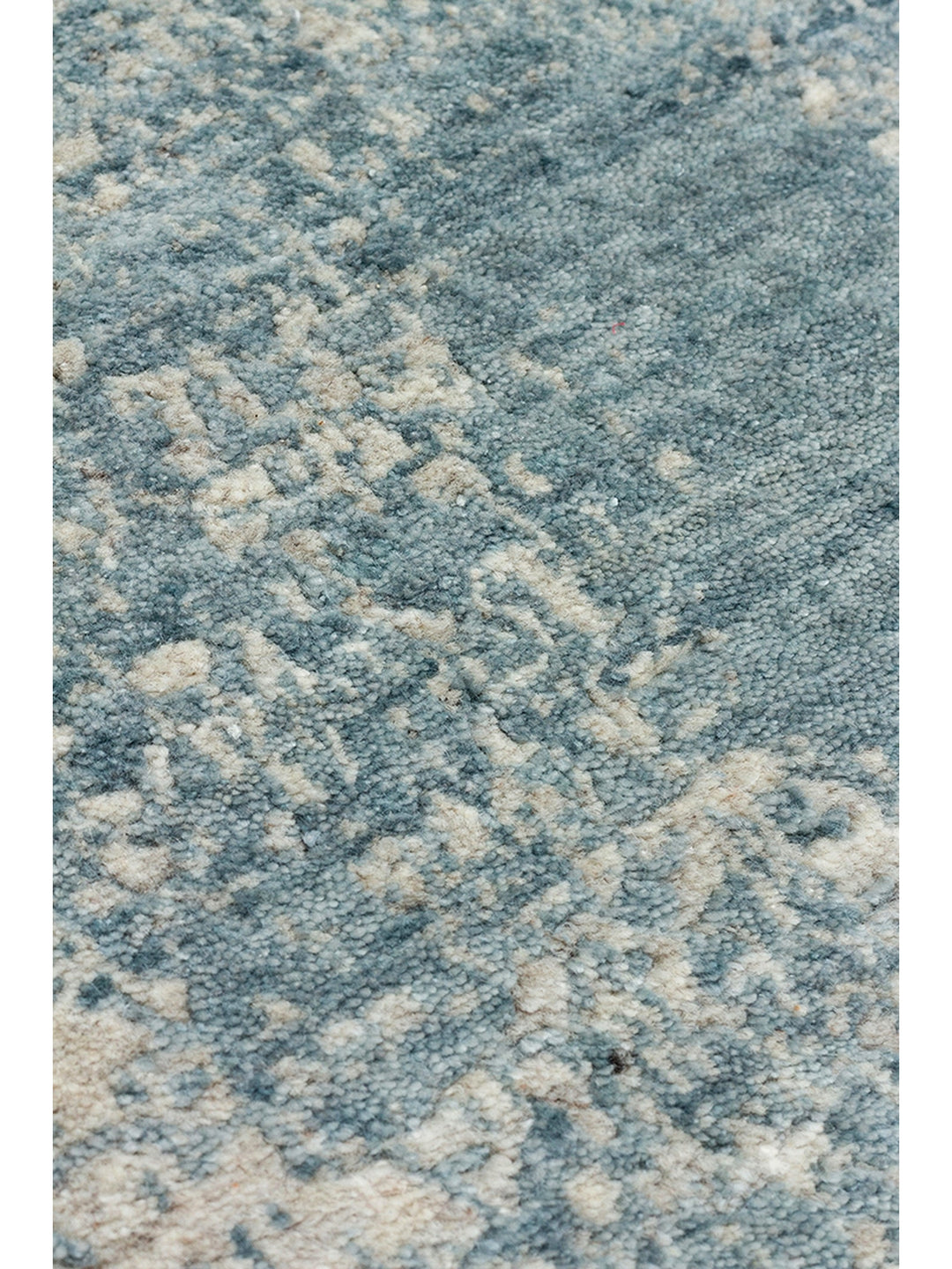 Pallette Multi Series 100% Natural Wool Viscose Cotton Hand Woven Living Room Carpet BEIGE BLUE