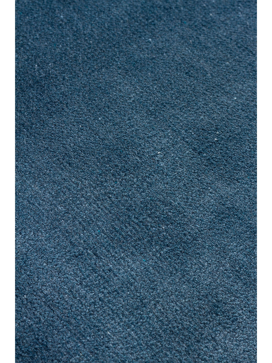 Modern dark blue velvet texture of Queen Serisi handmade rug, enhancing any living space.