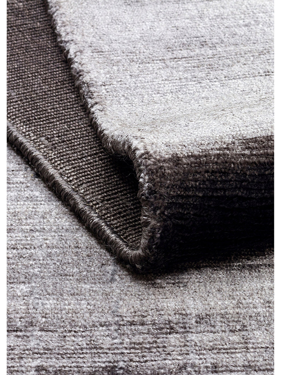 Mulberry Series 100% Rayon Hand Woven Shiny Modern Living Room Living Room Carpet COAL
