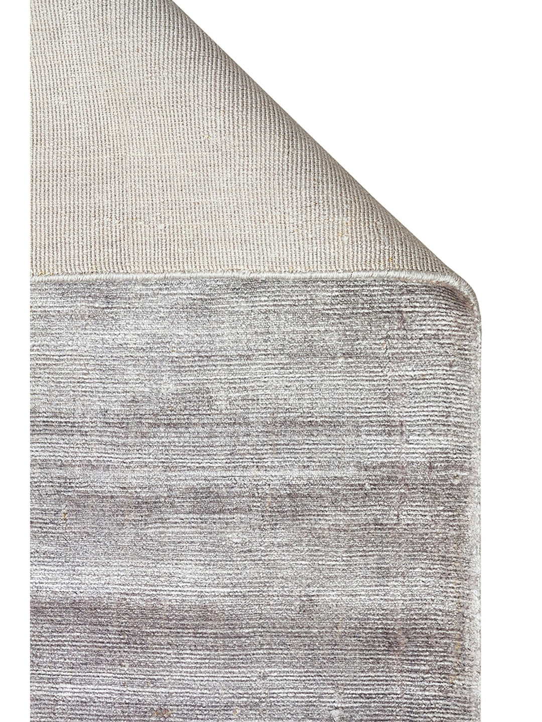 Mulberry Series 100% Rayon Hand Woven Shiny Modern Living Room Carpet SILVER