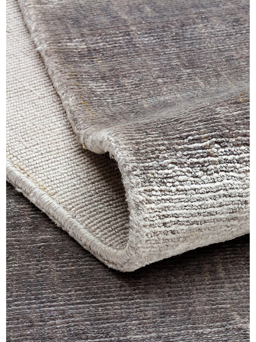 Mulberry Series 100% Rayon Hand Woven Shiny Modern Living Room Carpet SILVER