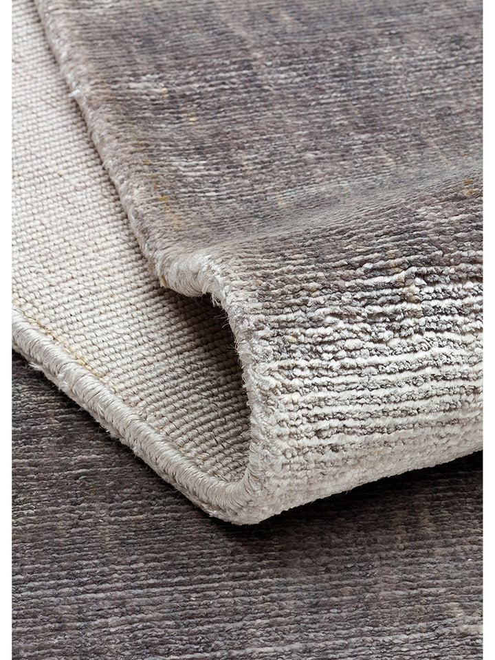 Mulberry Series 100% Rayon Hand Woven Shiny Modern Living Room Carpet SILVER