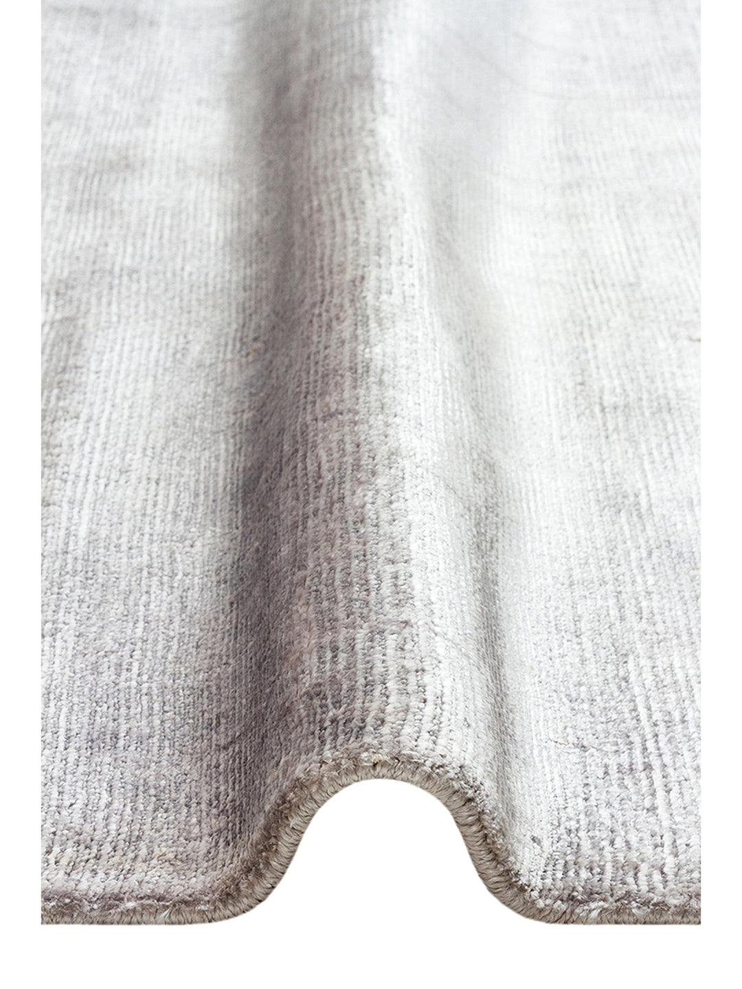 Mulberry Series 100% Rayon Hand Woven Shiny Modern Living Room Carpet SILVER