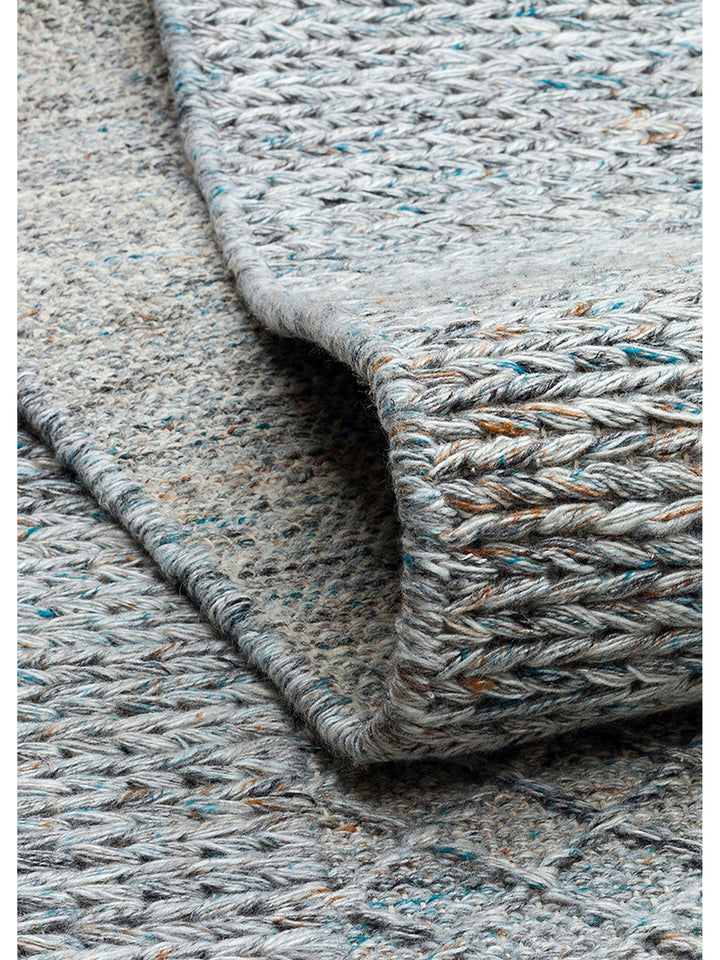 Herringbone Series Hand Woven Modern Ethnic Living Room Bedroom Carpet BLUE