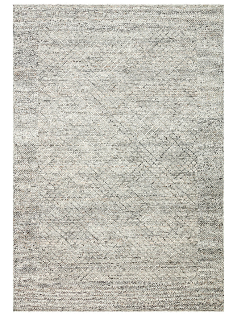 Herringbone Series Hand Woven Modern Ethnic Living Room Living Room Bedroom Carpet GREY