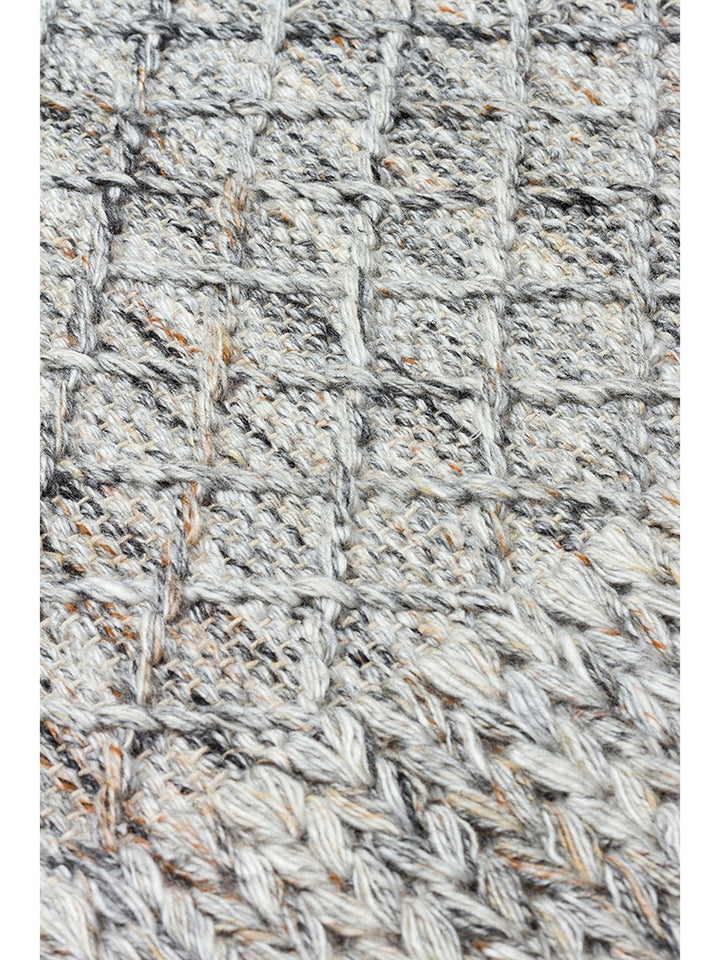 Herringbone Series Hand Woven Modern Ethnic Living Room Living Room Bedroom Carpet GREY