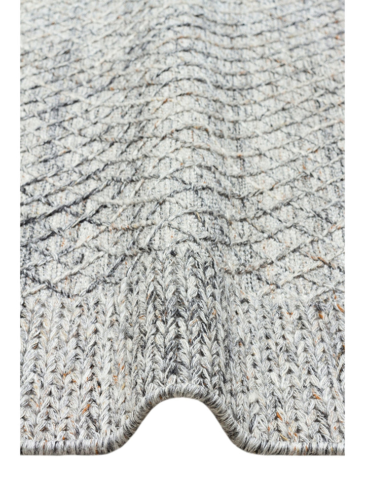 Herringbone Series Hand Woven Modern Ethnic Living Room Living Room Bedroom Carpet GREY